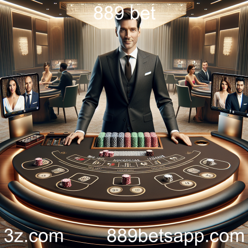 Experiência Imersiva no Cassino Ao Vivo da 889 Bet